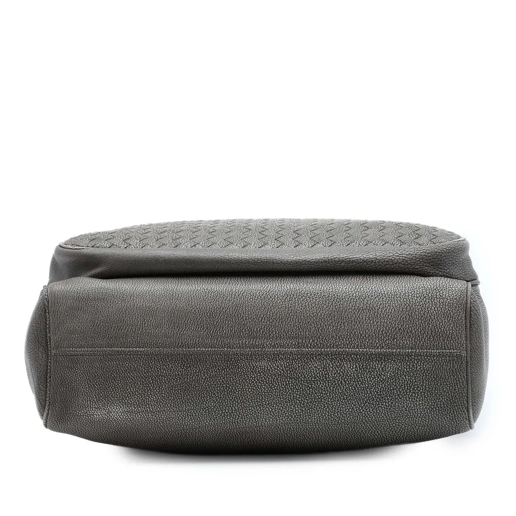 Bottega Veneta Grained Calfskin Intrecciato Business Bag MultiColor Leather Very good - Inside View
