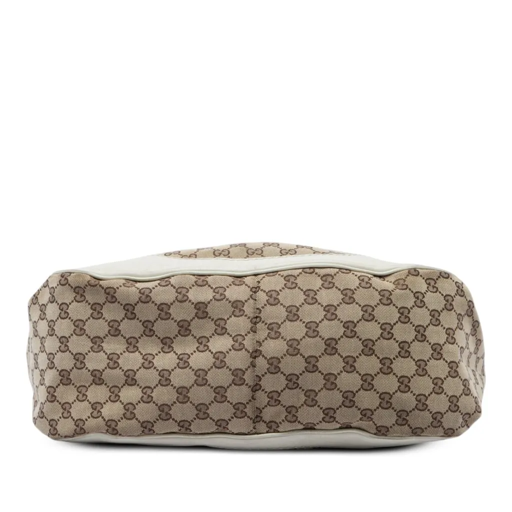 Gucci GG Canvas Charlotte Tote Beige Good - Inside View