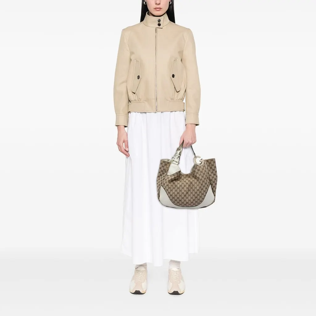 Gucci GG Canvas Charlotte Tote Beige Good - Box View