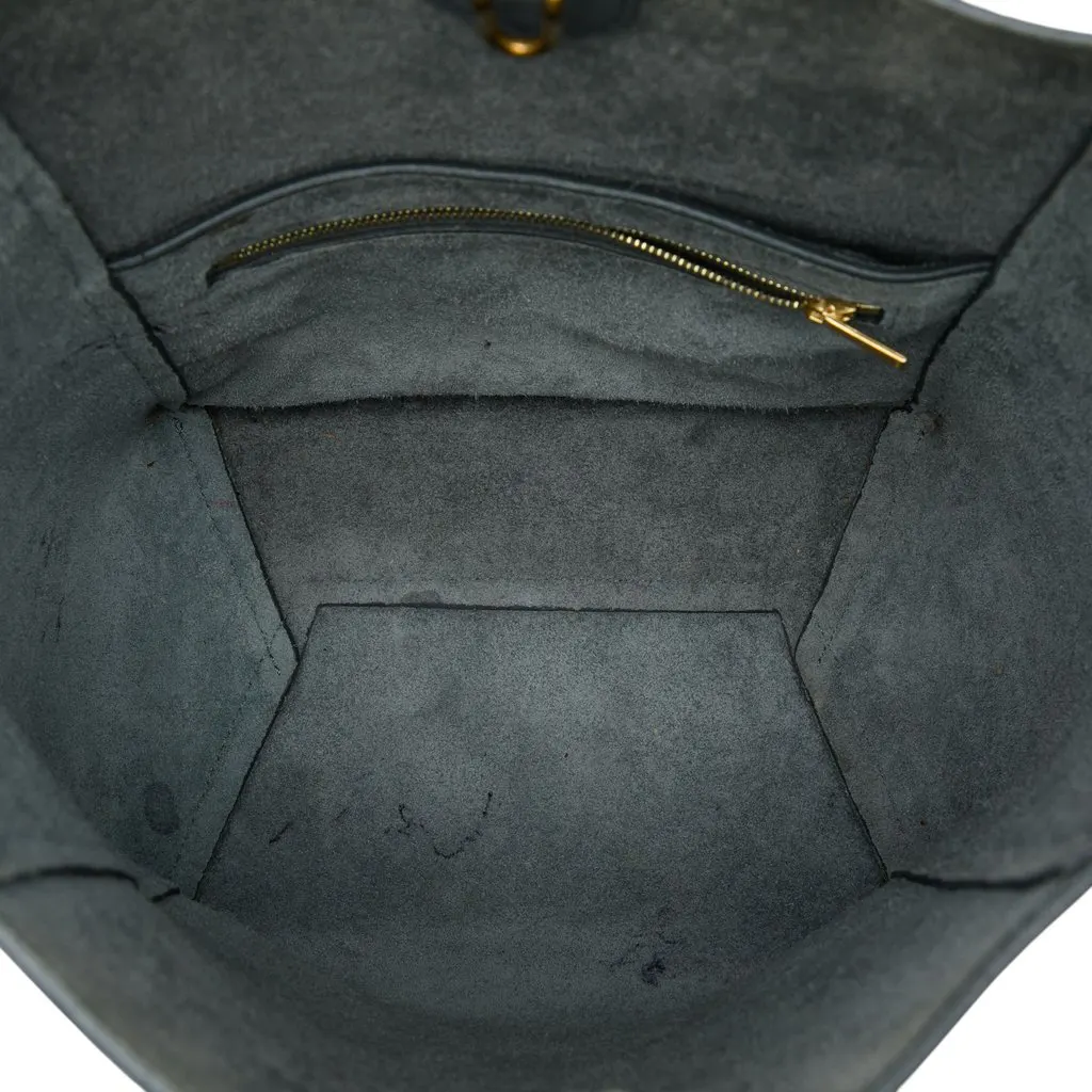 Celine Small Soft Grained Calfskin Seau Sangle Bucket Bag MultiColor Leather Good - Model View