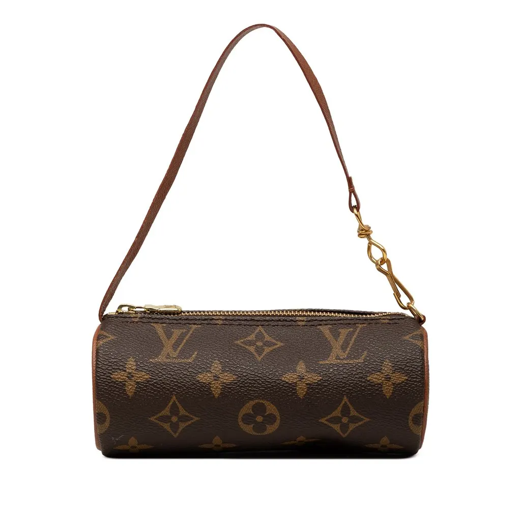 Louis Vuitton Monogram Papillon Pochette Brown Very good - Front View