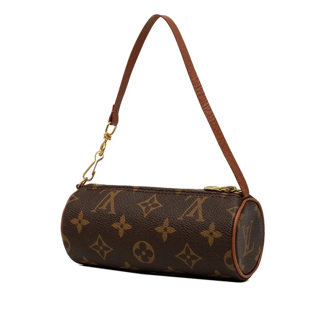 Louis Vuitton Monogram Papillon Pochette Brown Very good - Back View
