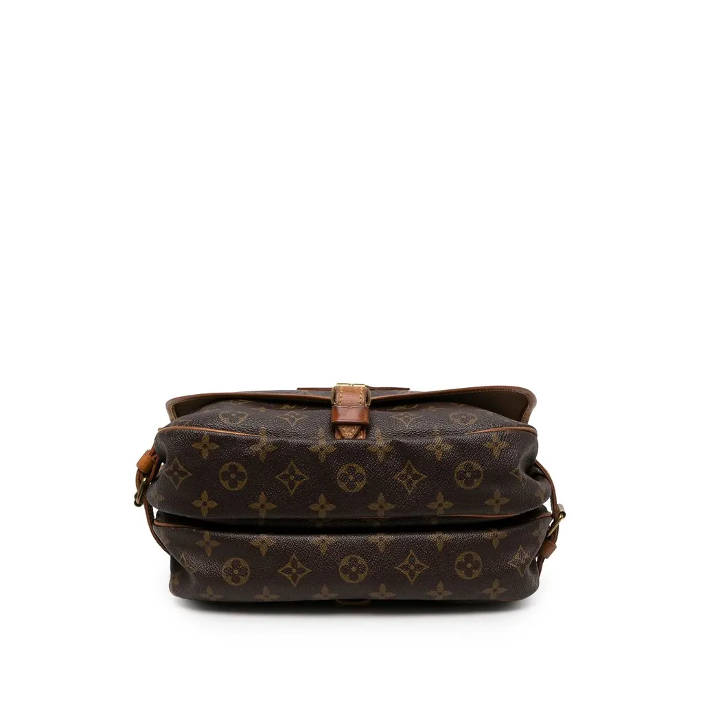 Louis Vuitton Monogram Saumur 30 Brown Canvas Good - Inside View