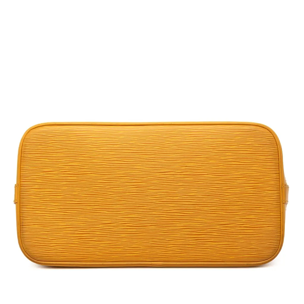 Louis Vuitton Epi Alma PM Yellow Leather Very good - Inside View