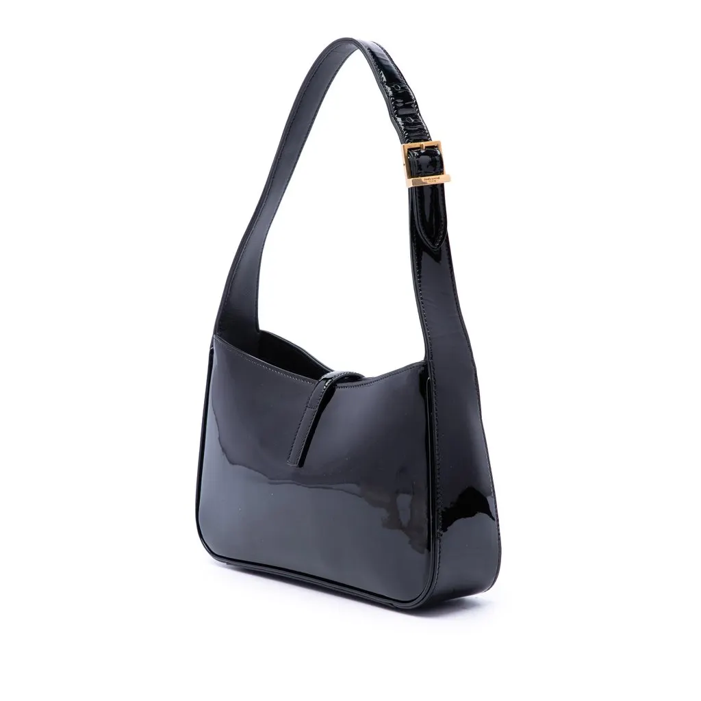 Saint Laurent Patent  Le 5 a 7 Black Leather Very good - Back View