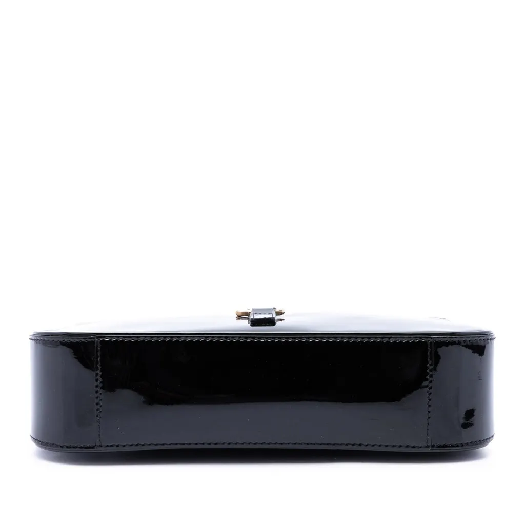 Saint Laurent Patent  Le 5 a 7 Black Leather Very good - Inside View