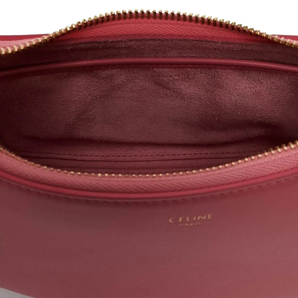 Celine Leather Ava Shoulder Bag Pink Leather Very good - Model View
