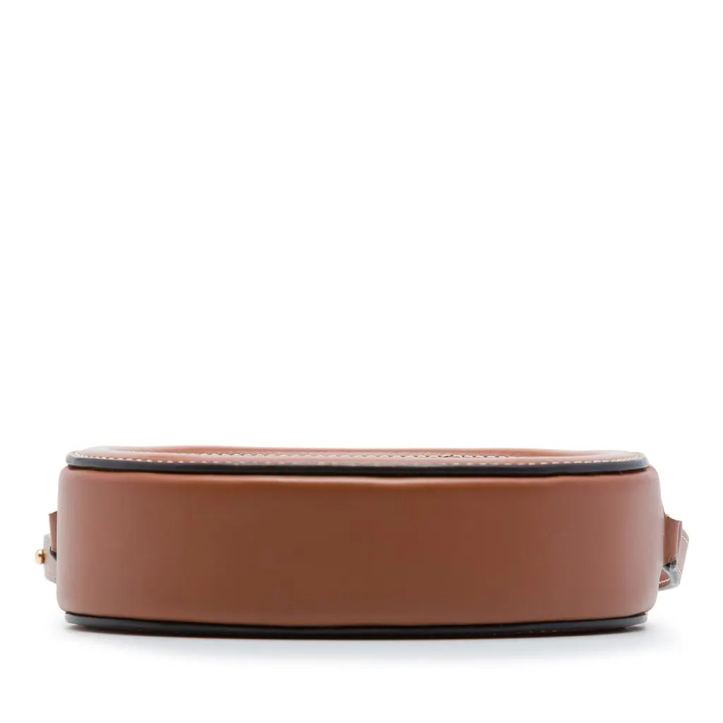 Celine Small Calfskin Cuir Triomphe Oval Crossbody Brown Leather Very good - Inside View