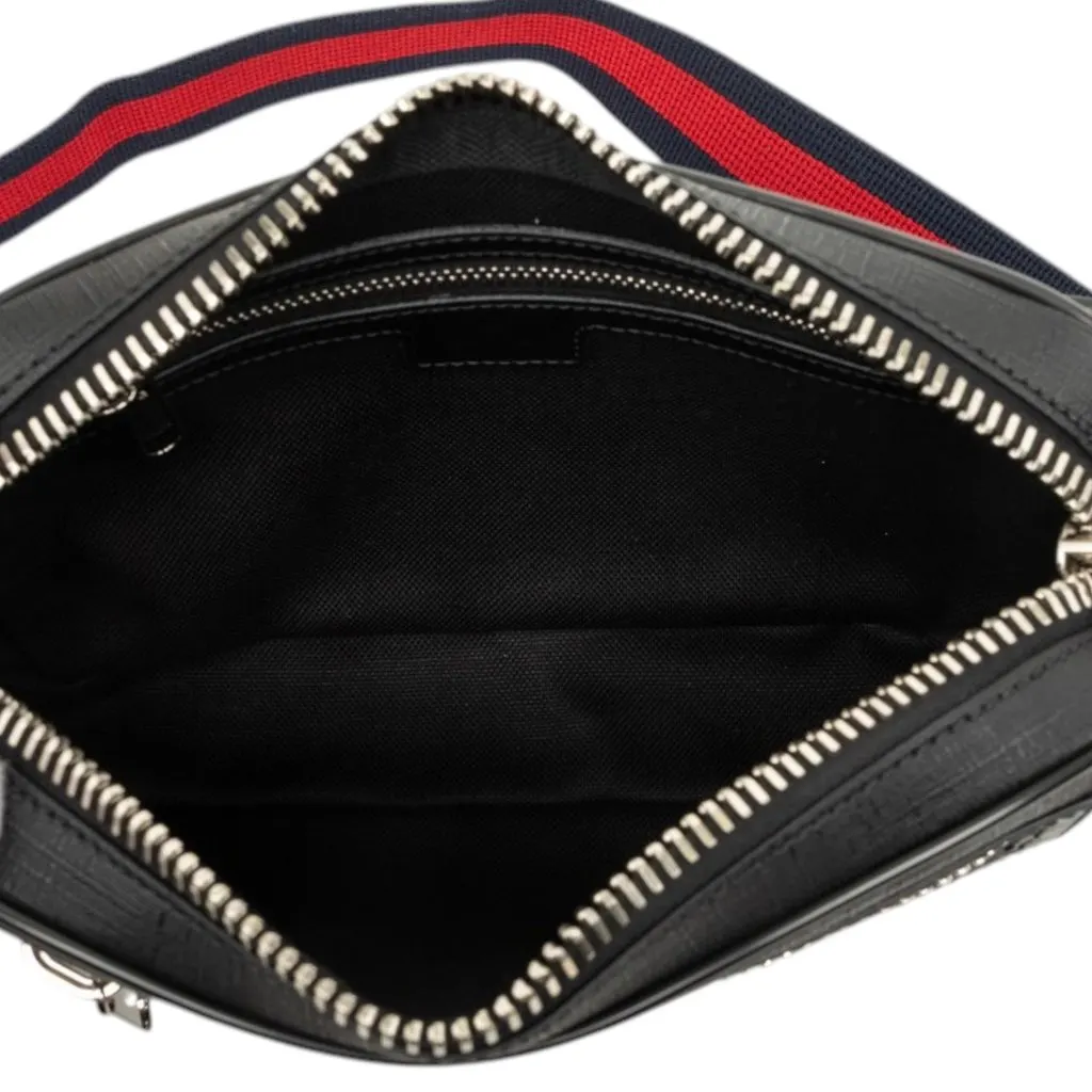 Gucci GG Supreme Web Belt Bag Black Very good - Model View