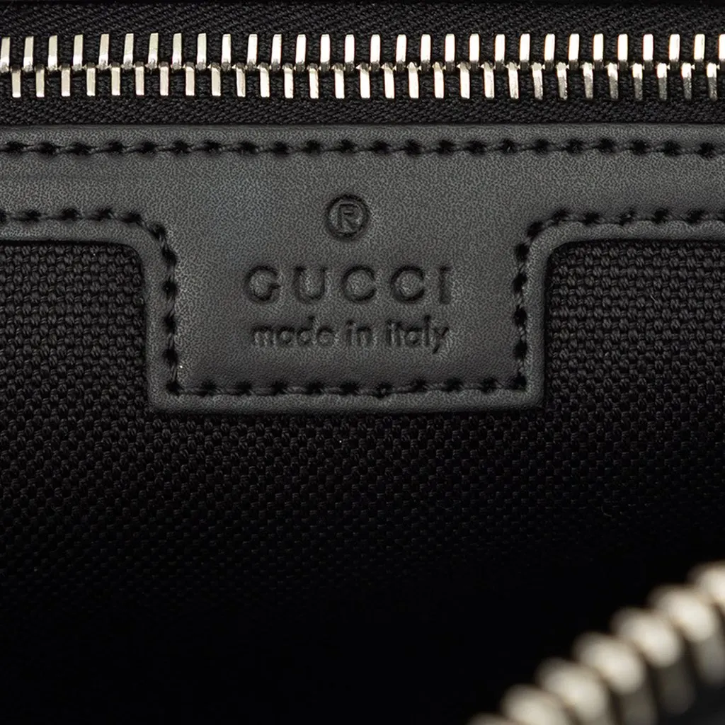 Gucci GG Supreme Web Belt Bag Black Very good - Box View