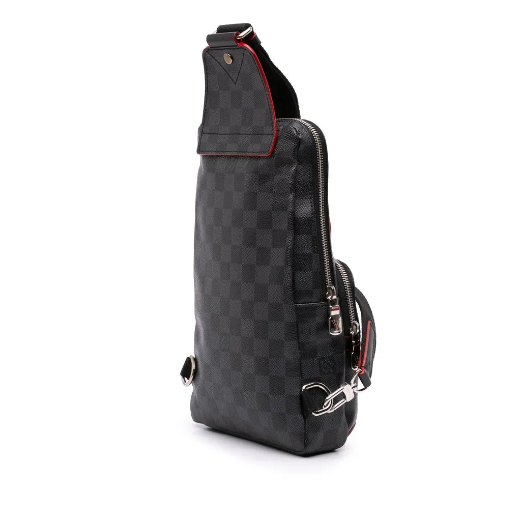 Louis Vuitton Damier Graphite Alps Avenue Sling MultiColor Canvas Very good - Back View