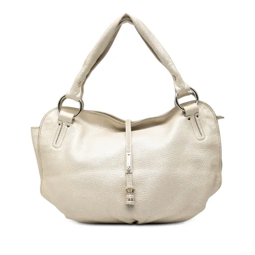 Celine Metallic Grained Calfskin Bittersweet Hobo