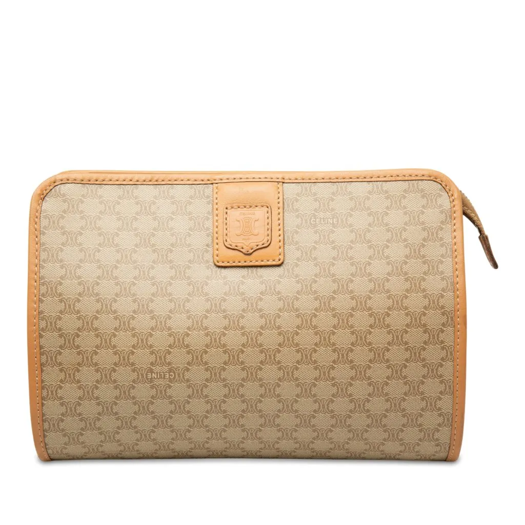 Celine ماكادام Coated قماش كلتش
