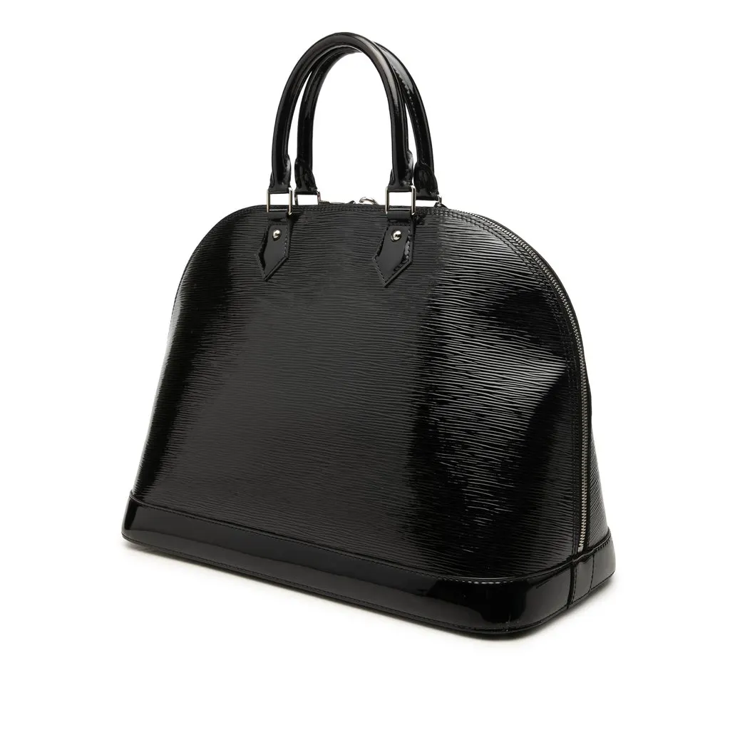 Louis Vuitton Electric Epi Alma GM Black Leather Good - Back View
