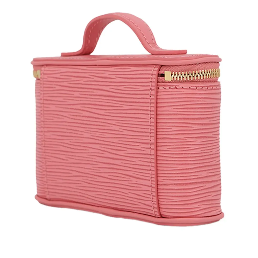 Louis Vuitton Epi Nice Beauty Vanity Bag Pink Leather Very good - Back View