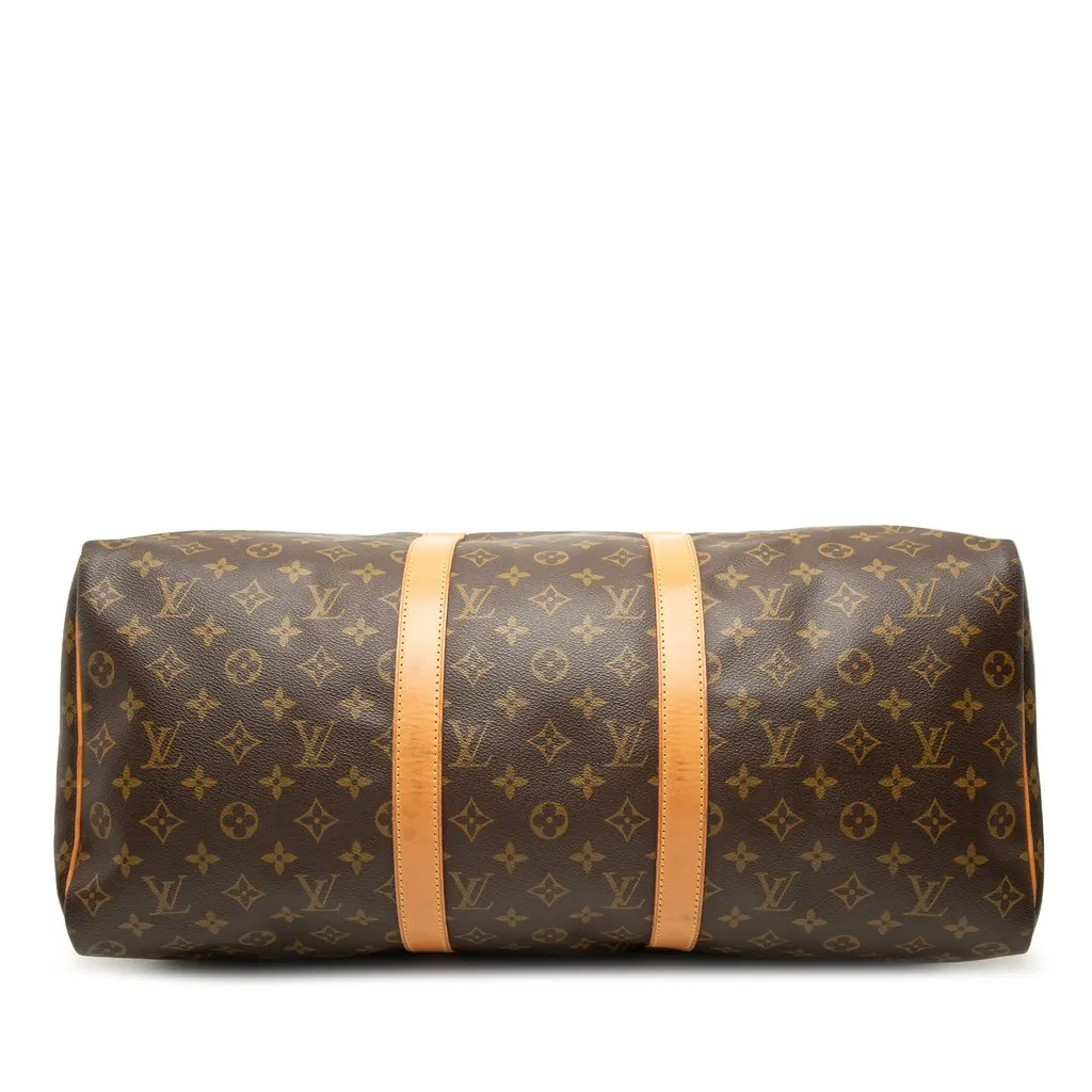 Louis Vuitton Monogram Keepall 50 Brown Canvas Good - Inside View