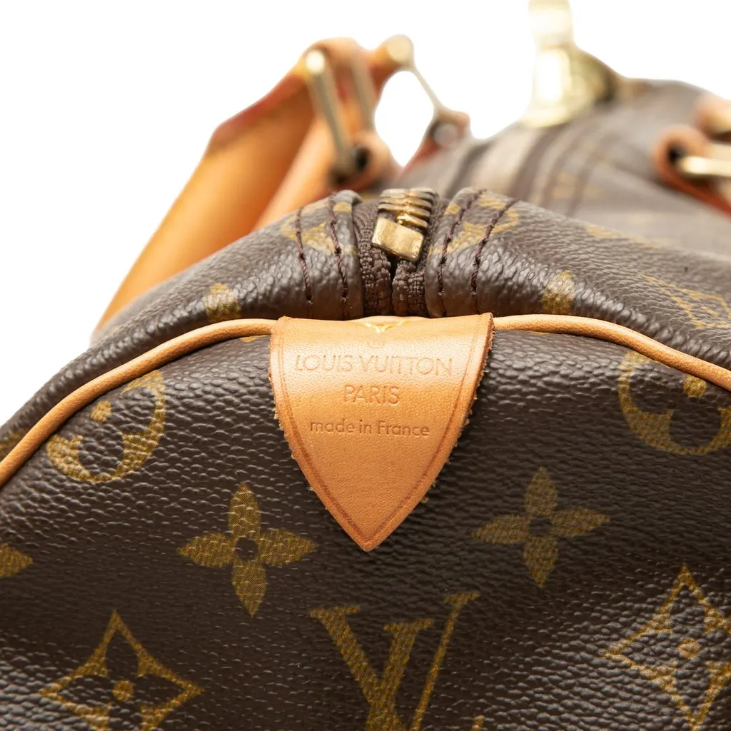 Louis Vuitton Monogram Keepall 50 Brown Canvas Good - Box View