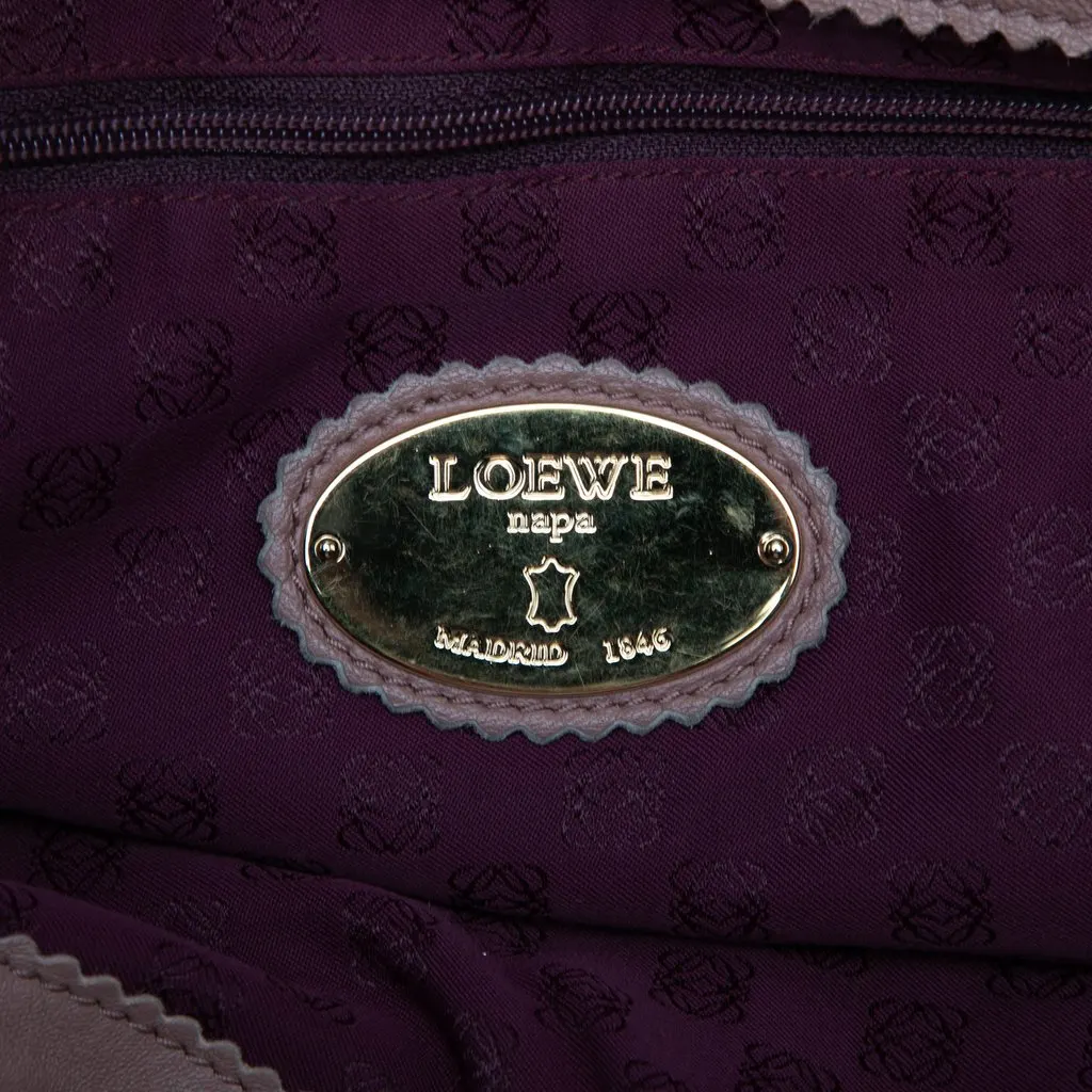 Loewe Leather Anagram Tote Pink Leather Good - Box View