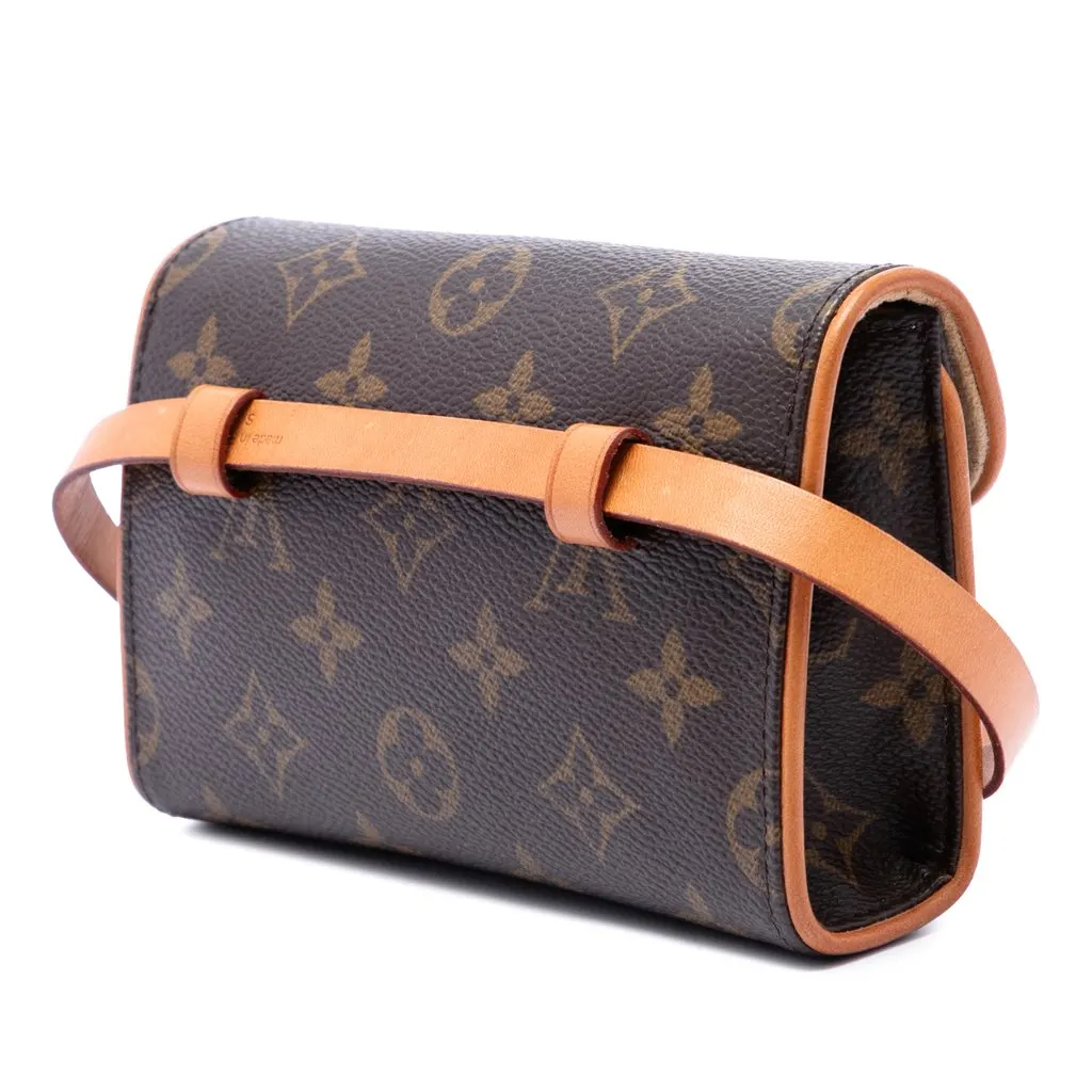 Louis Vuitton Monogram Pochette Florentine Brown Very good - Back View
