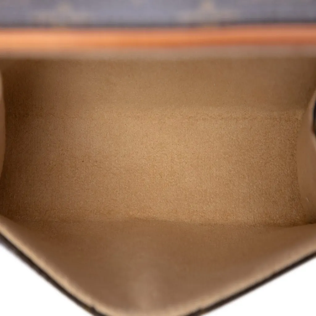 Louis Vuitton Monogram Pochette Florentine Brown Very good - Model View