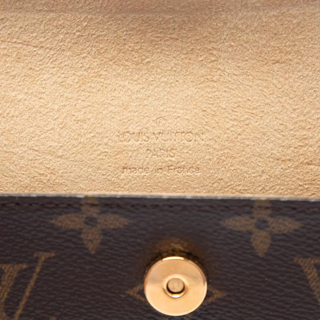 Louis Vuitton Monogram Pochette Florentine Brown Very good - Box View
