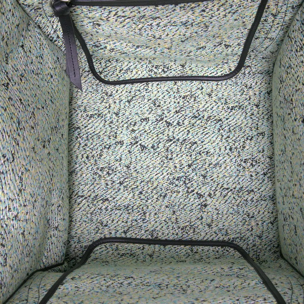 Celine Medium Tweed Phantom Luggage Tote Green Tweed Very good - Model View