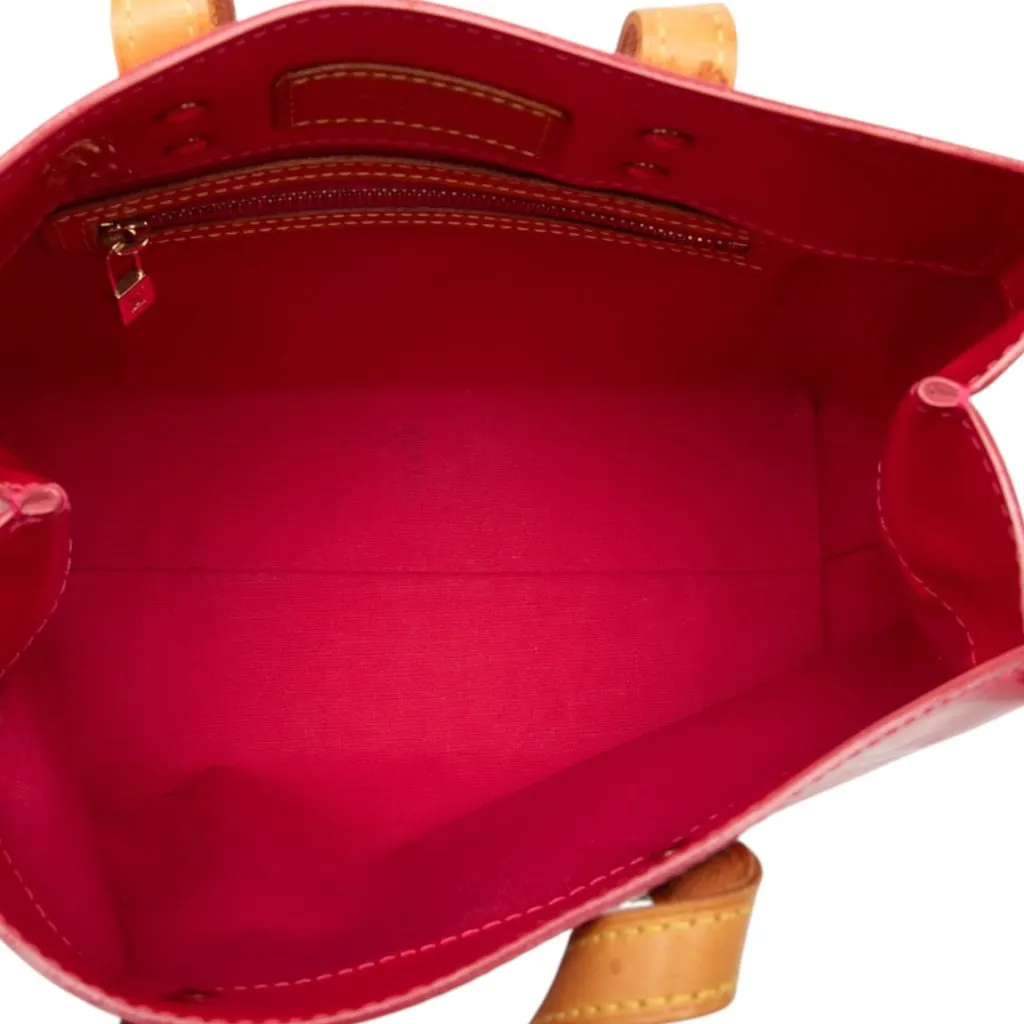Louis Vuitton Monogram Vernis Reade PM Pink Leather Very good - Model View