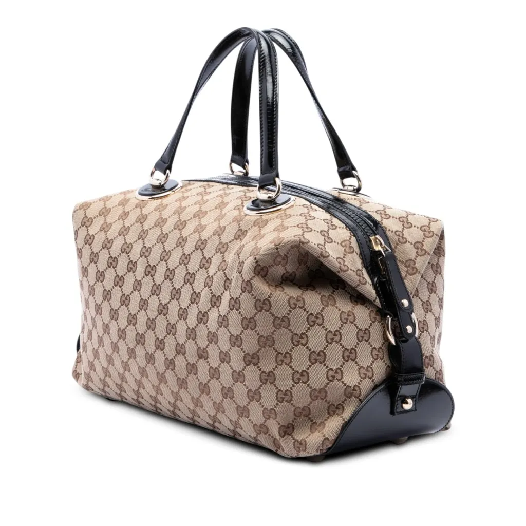 Gucci GG Canvas Tote Beige Canvas Very good - Back View