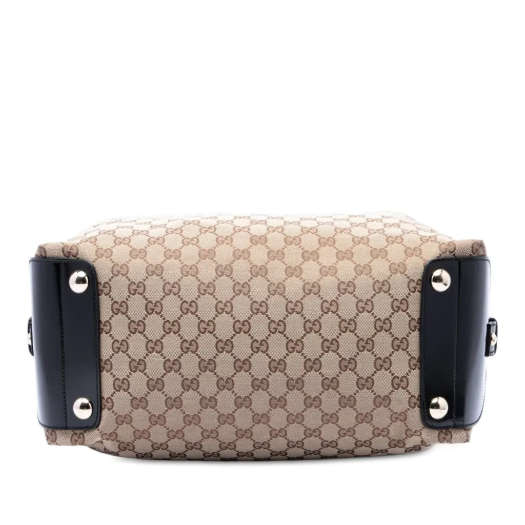 Gucci GG Canvas Tote Beige Canvas Very good - Inside View