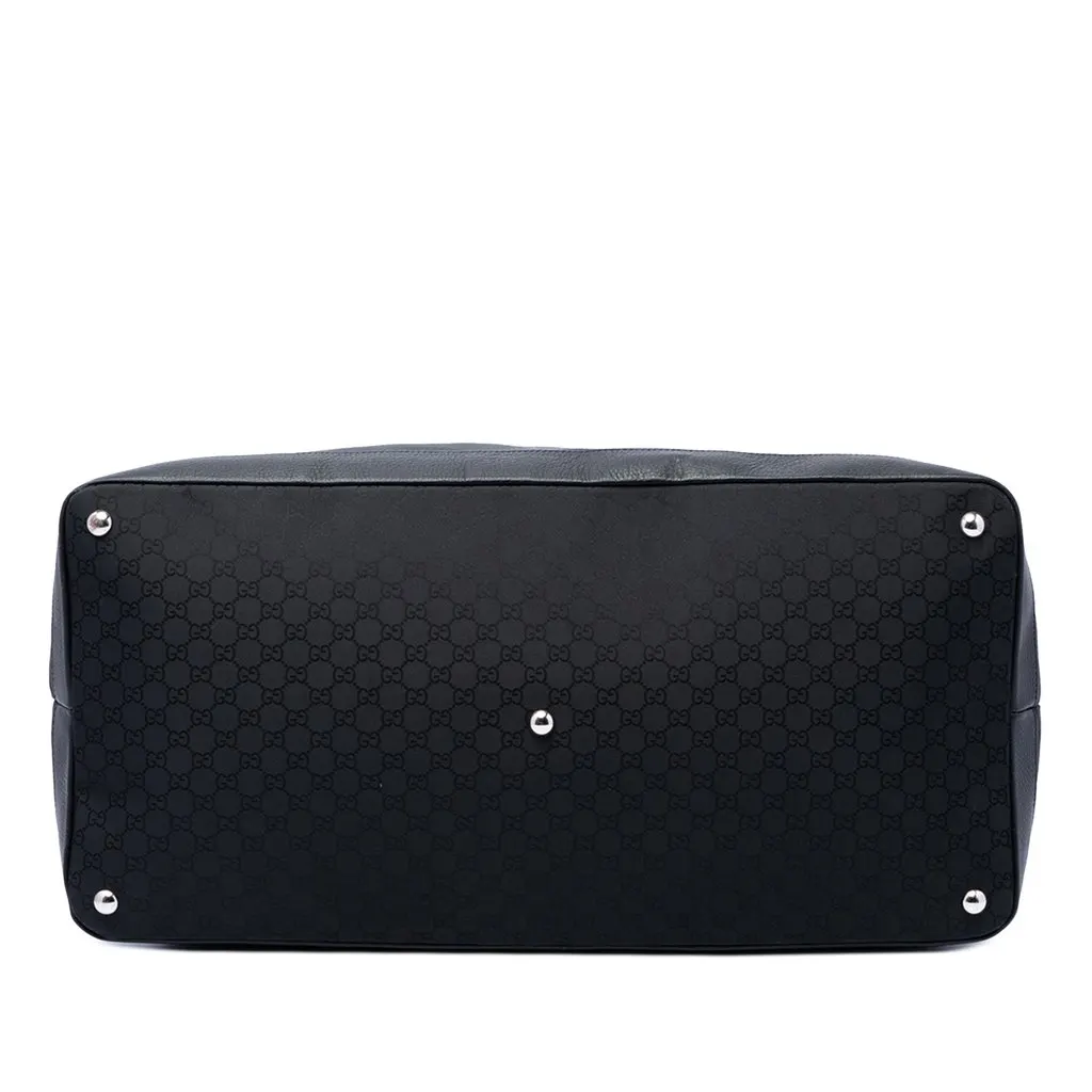 Gucci XL GG Nylon Travel Bag Black Very good - Inside View