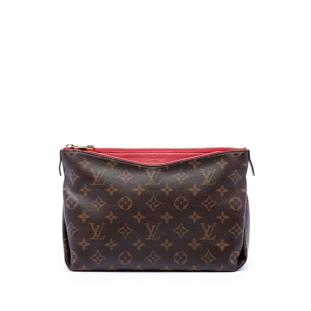 Louis Vuitton Monogram Pallas Beauty Case Brown Very good - Front View