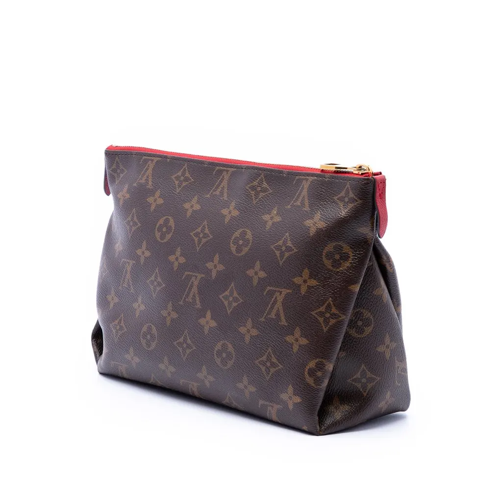 Louis Vuitton Monogram Pallas Beauty Case Brown Very good - Back View