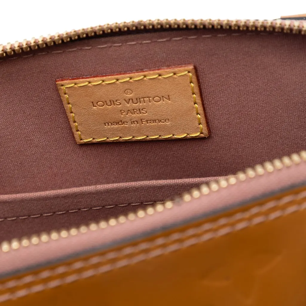 Louis Vuitton Monogram Vernis Alma BB Brown Leather Very good - Box View
