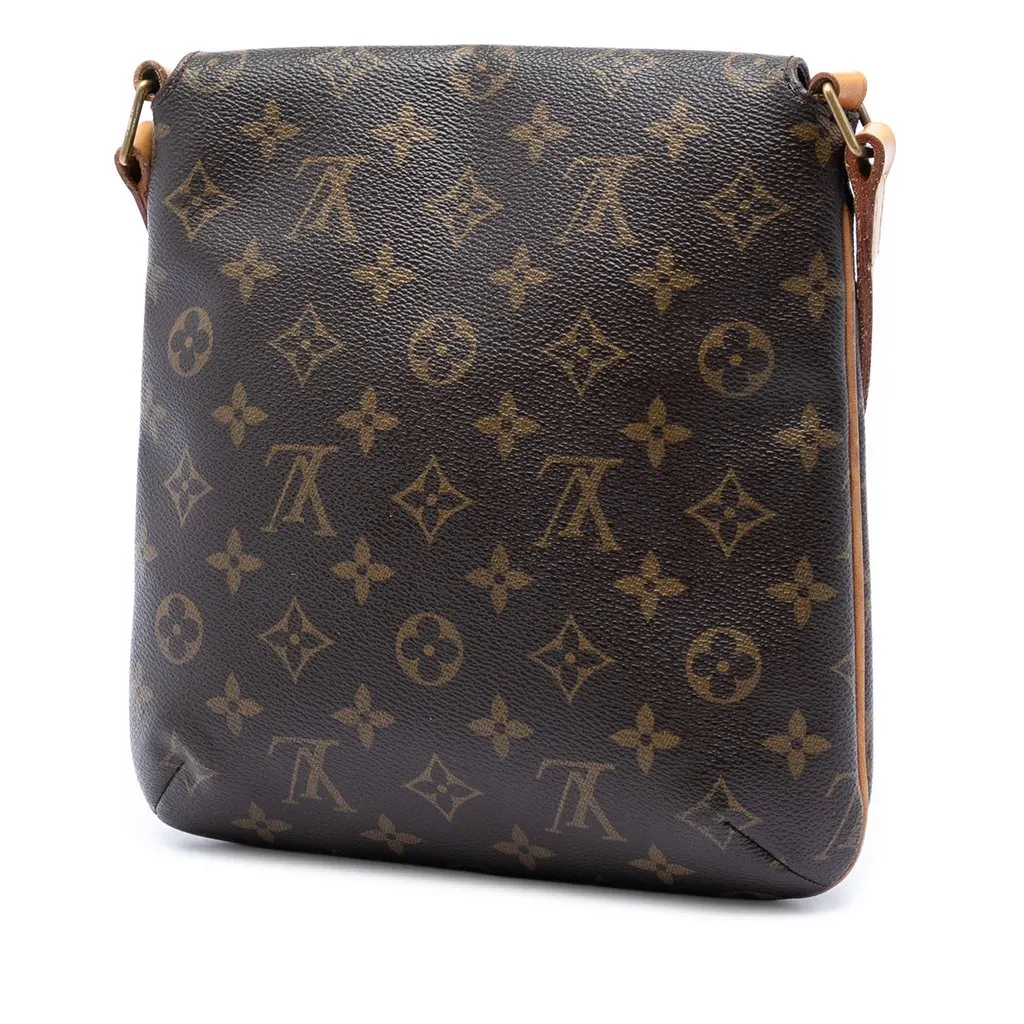 Louis Vuitton Monogram Musette Salsa PM Long Strap Brown Very good - Back View