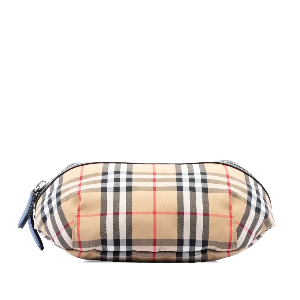 Burberry House Check Nylon Sonny Belt Bag Beige Polyamide Very good - Inside View