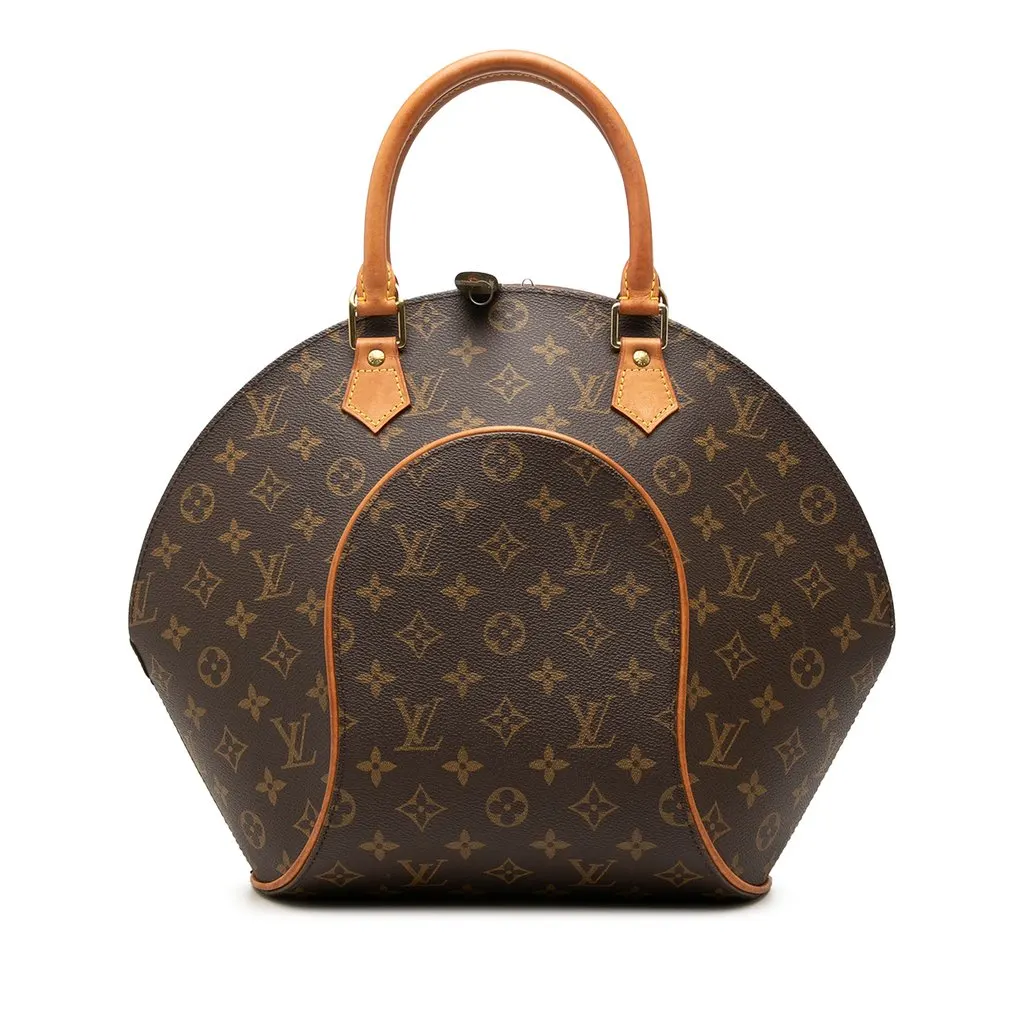 Louis Vuitton Monogram Ellipse MM Brown Canvas Good - Front View