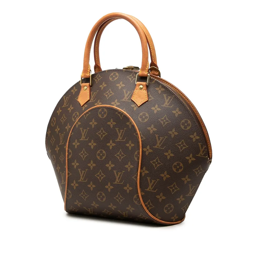 Louis Vuitton Monogram Ellipse MM Brown Canvas Good - Back View