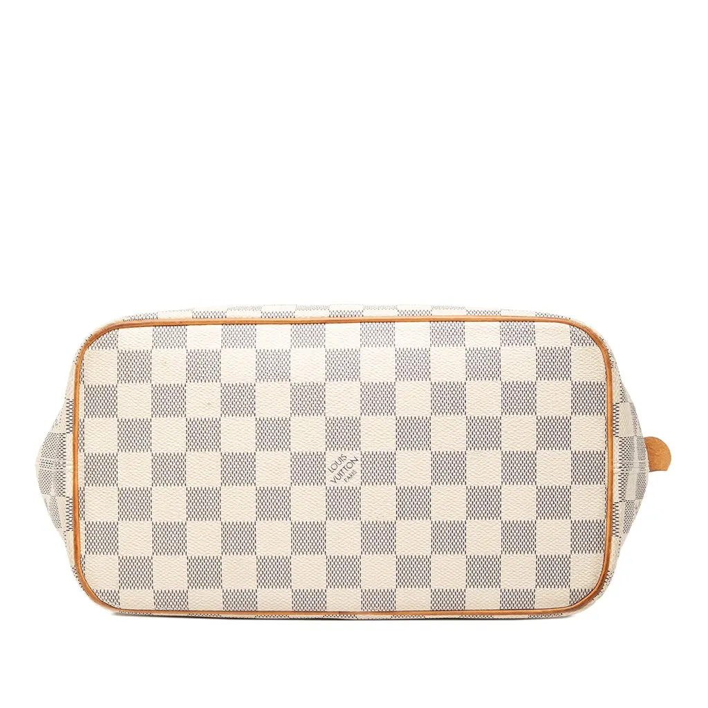 Louis Vuitton Damier Azur Saleya PM White Very good - Inside View