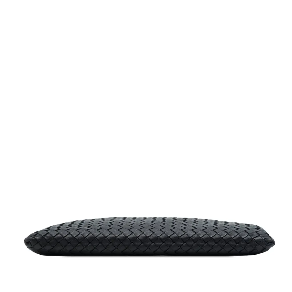 Bottega Veneta Nappa Intrecciato Clutch Black Leather Very good - Inside View