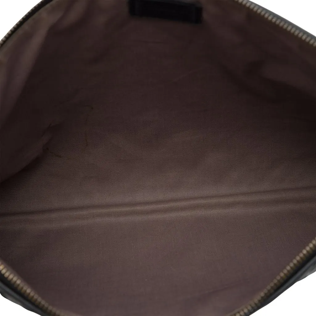 Bottega Veneta Nappa Intrecciato Clutch Black Leather Very good - Model View
