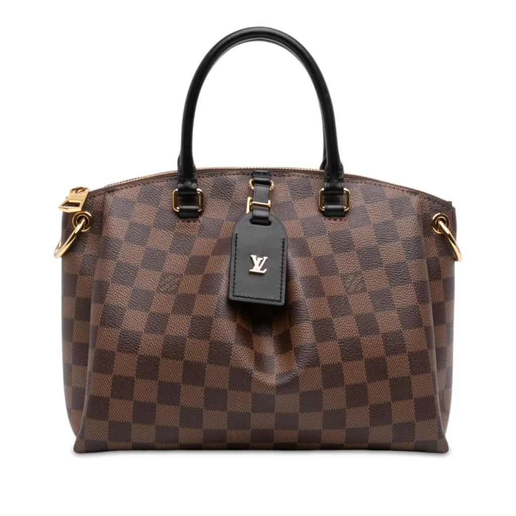 Louis Vuitton Damier Ebene Odeon Tote PM Brown Very good - Front View