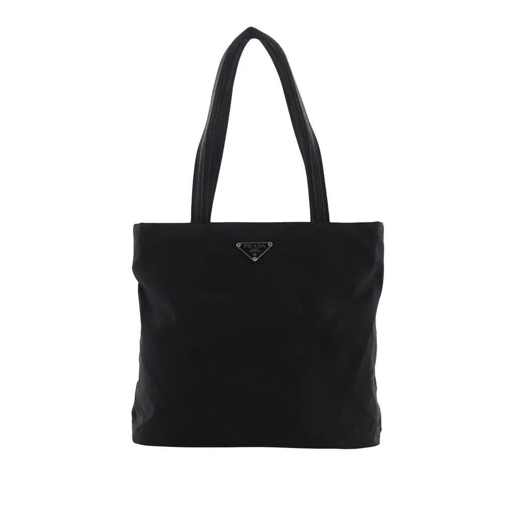Prada Tessuto Tote Black Very good - Front View