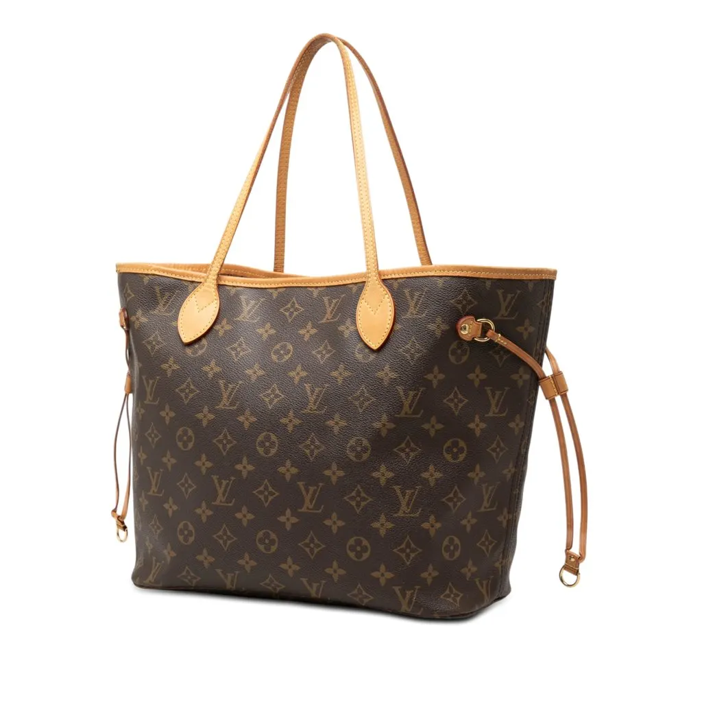 Louis Vuitton Monogram Neverfull MM Brown Very good - Back View