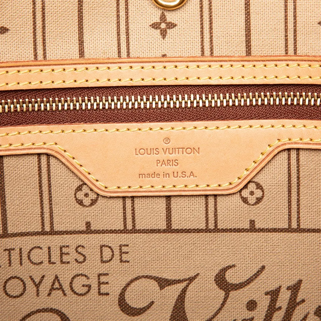 Louis Vuitton Monogram Neverfull MM Brown Very good - Box View