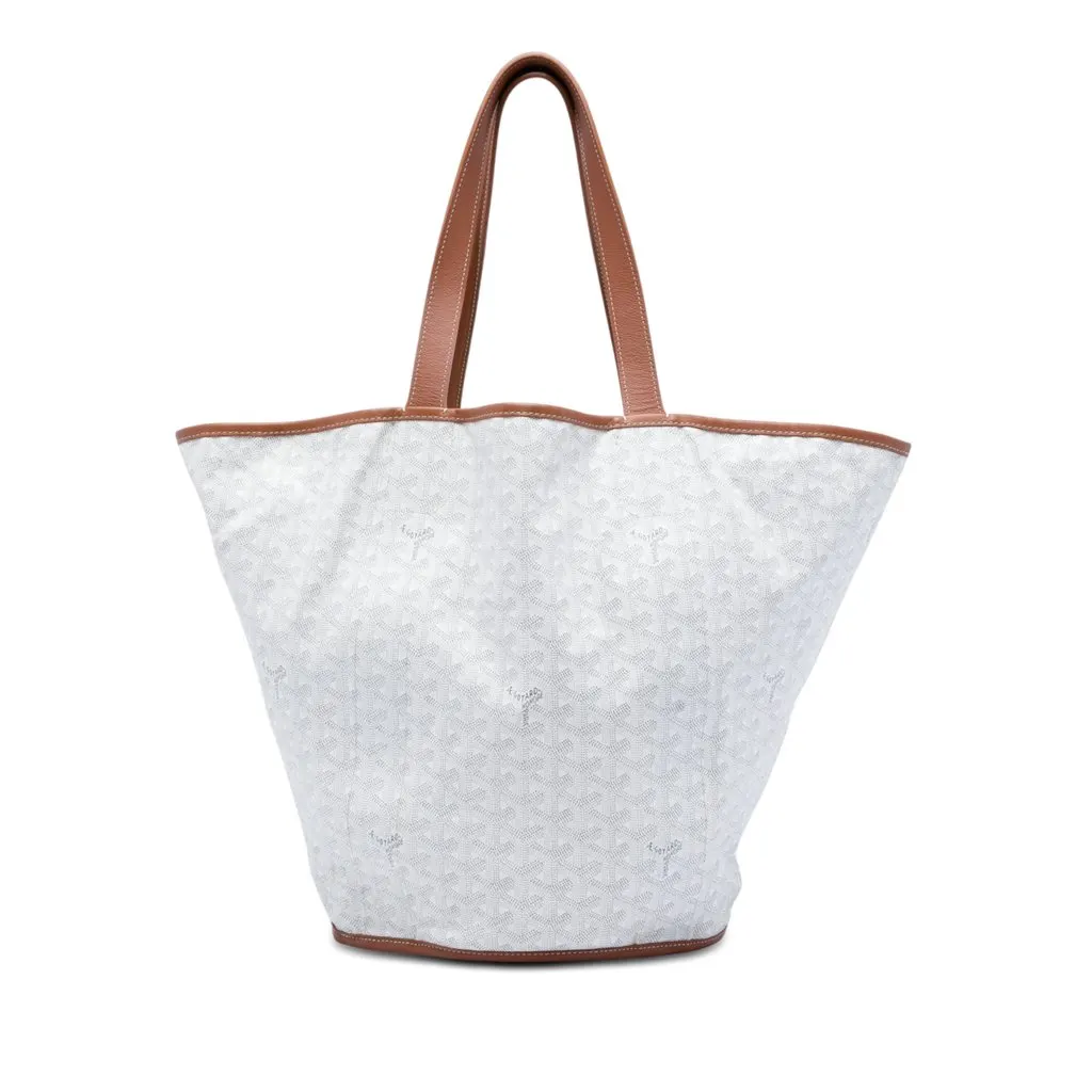 Goyard Goyardine Reversible Belharra Tote White Very good - Front View