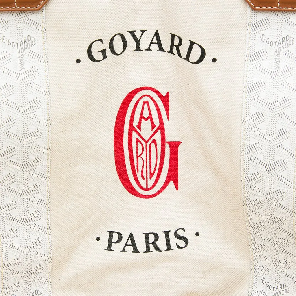 Goyard Goyardine Reversible Belharra Tote White Very good - Box View
