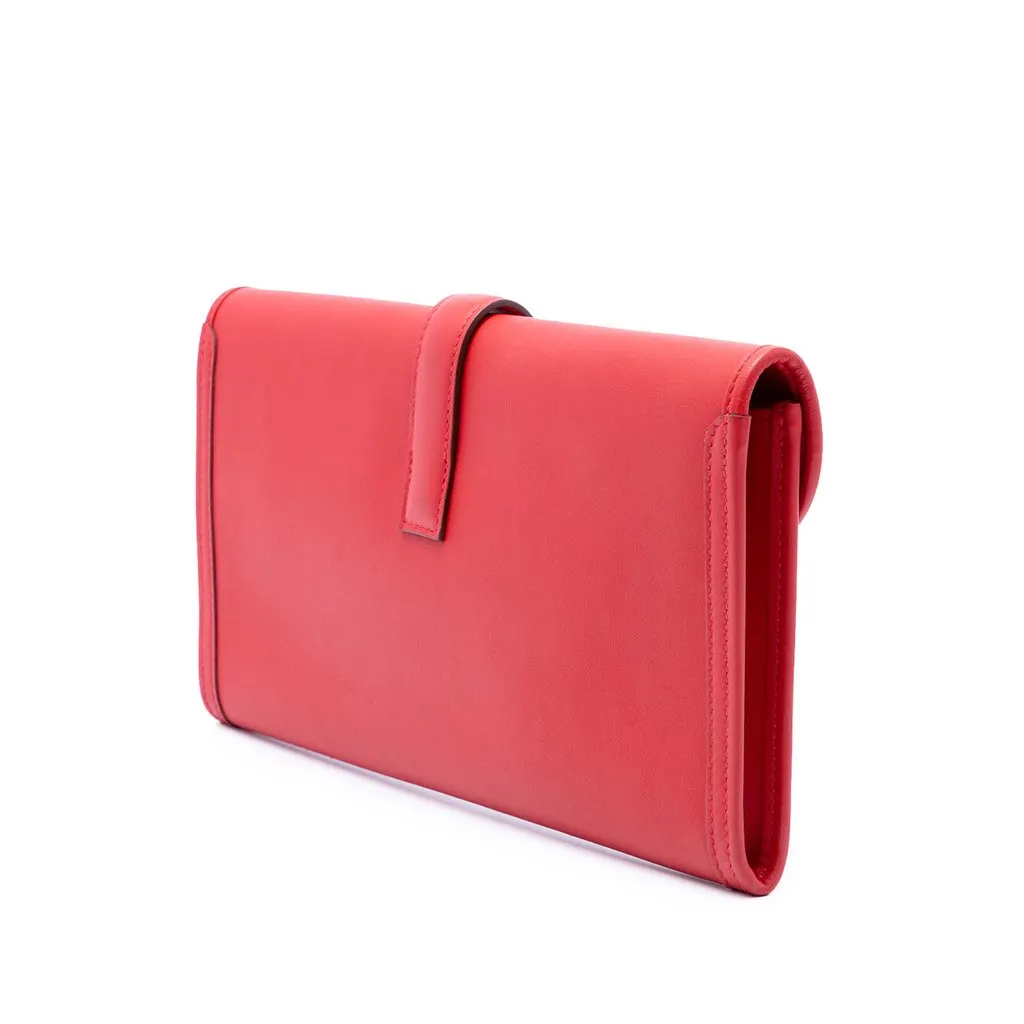 Hermès Swift Jige Elan 29 Red Leather Very good - Back View