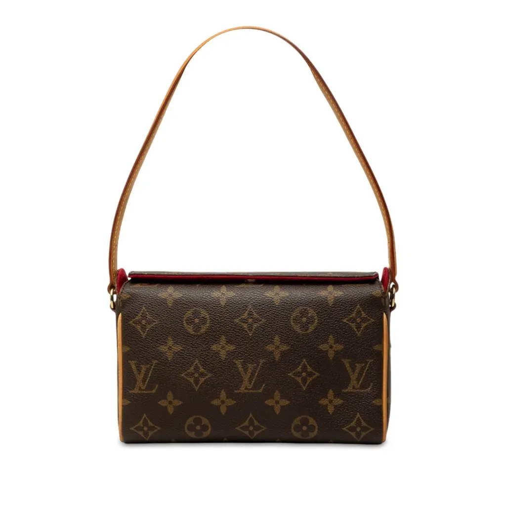Louis Vuitton Monogram Recital Brown Canvas Good - Front View