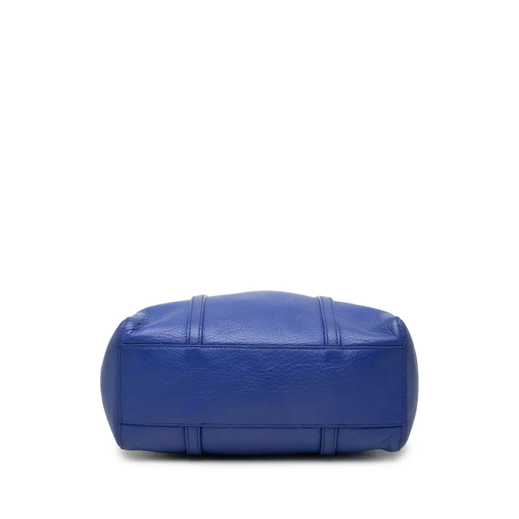 Balenciaga Leather Everyday Tote XS Blue Leather Good - Inside View
