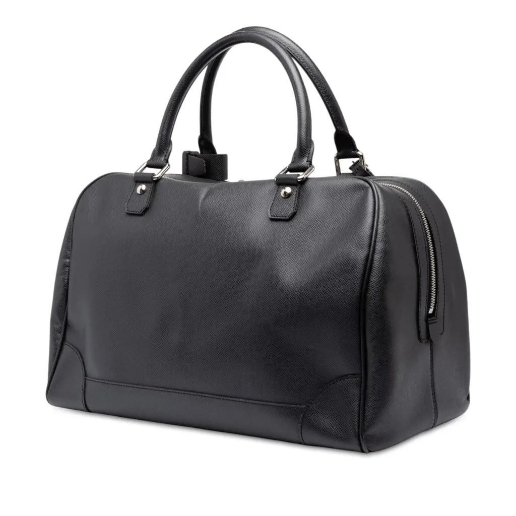 Louis Vuitton Taiga Stanislav Black Leather Good - Back View